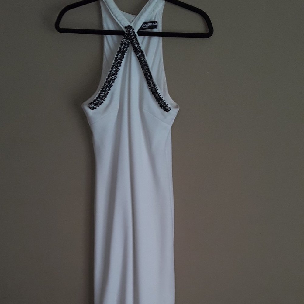 Karl Lagerfeld White Gown